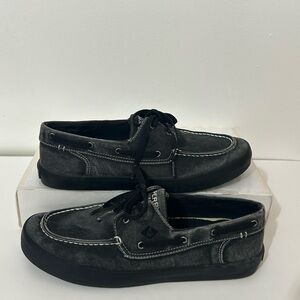 SPERRY Mens Sz 9.5 TOP SIDER
Gray LOAFERS BOAT SHOES
LACED